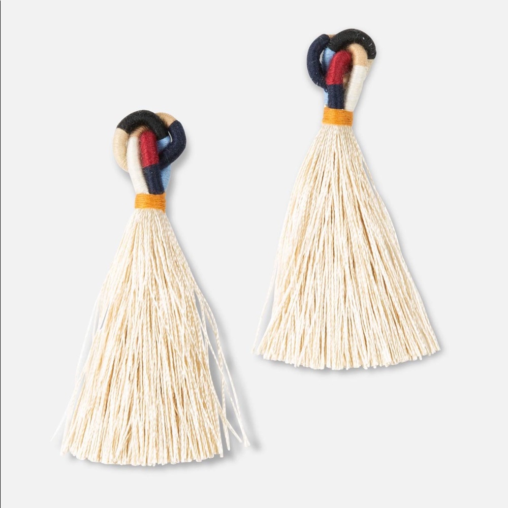 Noonday Collection Tasseled Twist Earrings